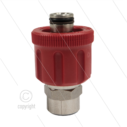 AR9 - M24x1.5 - Handverschraubung - Edelstahl - 600 Bar - Ø15mm - max 160°C - 3/8" IG