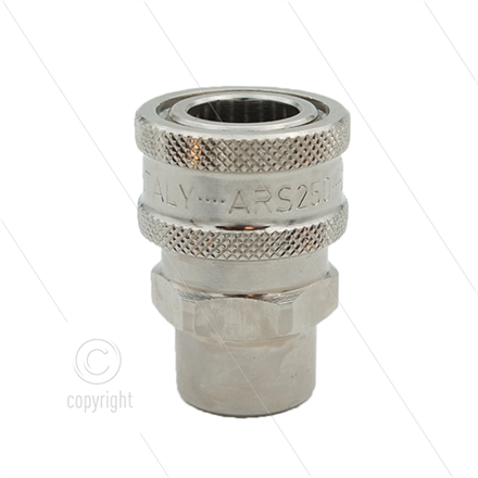 ARS250 - Kupplung - Messing - 250 Bar - max 90°C - 1/4" IG