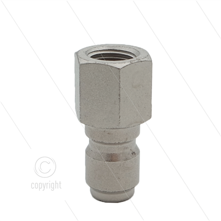 ARS250 - Nippel - Stahl - 250 Bar - Ø14,9 mm - max 90°C - 1/4" IG
