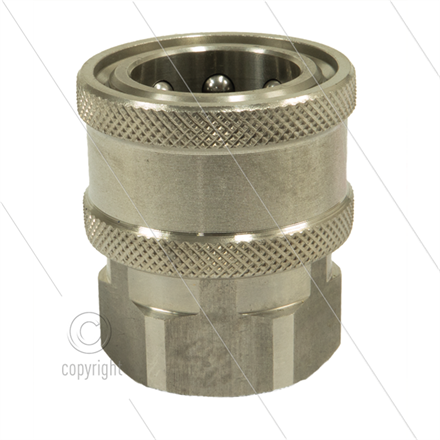 ARS350 - Kupplung - Edelstahl - 350 Bar - max 90°C - passend zu Nilfisk-Alto - 1/4" IG