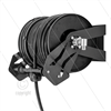 Automatik Schlauchaufroller Hybrid - Nylon / Stahl pulverbeschichtet schwarz - 30m - max
