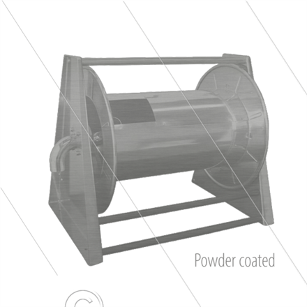Automatischer Sauger Schlauchaufroller - Stahl lackiert