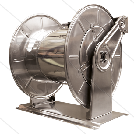 Automatischer Schlauchaufroller M22 - Schlaucheinlauffenster einstellbar - VA - 60m - 250