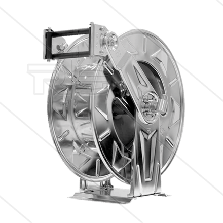 Automatischer Schlauchaufroller - Schlaucheinlauffenster einstellbar - VA - 25m - 400 Bar