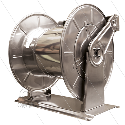 Automatischer Schlauchaufroller - Schlaucheinlauffenster einstellbar - VA - 40m - 100 Bar