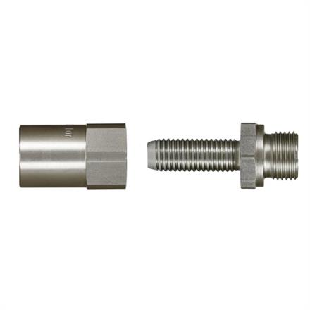 blufood® Schraubarmatur DN12 AGR 1/2" Edelstahl  nicht Schälen