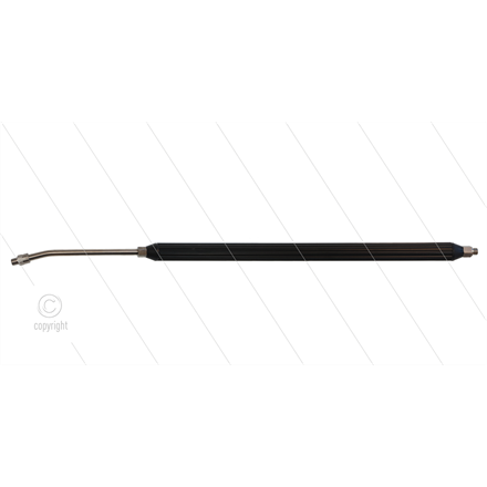 Bürstenlanze - Mosmatic - L=1250/1000mm - gebogen - VA - mit Drehgelenk - 2x 1/4" AG
