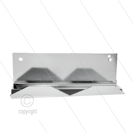 Bürstenwandhalter - Edelstahl - Abmessung HxBxT: 90 x 250 x 100mm