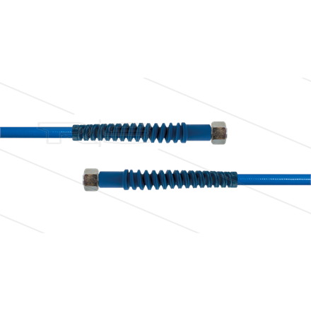 Carwash Titan-Slide Schlauch blau DN06 - 4,0m - 2x M18x1,5 (12L) DKOL - 2x SKS - 300 Bar