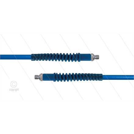 Carwash Titan-Slide Schlauch blau DN06 - 4,0m - 3/8" AGR x 1