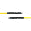 Carwash Titan-Slide Schlauch gelb DN06 - 4,0m - 2 x 1/4" DKR - 2x SKS schwarz - 300 Bar
