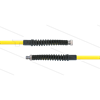 Carwash Titan-Slide Schlauch gelb DN06 - 4,5m - 3/8" DKR x 3/8" AGR - 2x SKS schwarz