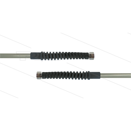 Carwash Titan-Slide Schlauch grau DN06 - 3,5m - 2 x M18x1,5 (8L) DKOL - 2x SKS schwarz