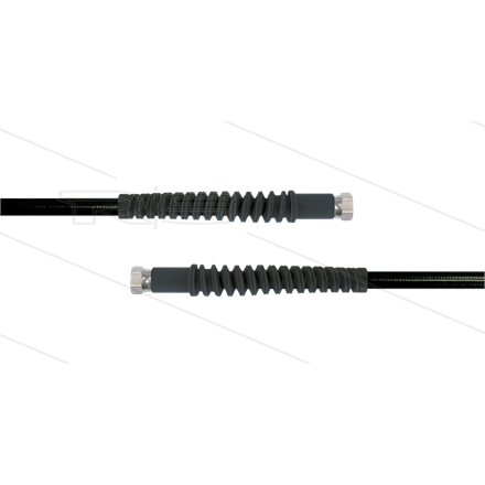 Carwash Titan-Slide Schlauch schwarz DN06 - 5,8m - 2x 3/8" DKR - 2x SKS - 300 Bar