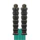 CC DN 08 200 bar 3,5 M. DKOL 18x1,5 : DKOL 18x1,5 grün