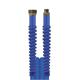 CC DN06 200 bar 4,0 M. DKR 3/8" : AGR 3/8" blau. Armaturen kpl. aus Edelstahl