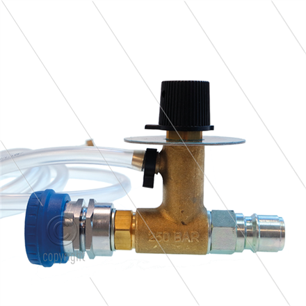 Chemieinjektor 02 KEW - 3/8" KEW - max 250 Bar - 14,2 l/min - 2m schlauch mit filter - Ein