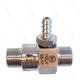 Chemieinjektor - Edelstahl - Ø1.5mm (065) - 350 Bar - 30 l/min - max 90°C - 2 x 3/8" AG