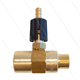Chemieinjektor - Messing - Einstelbar - Ø2.1mm (120) - 280 Bar - 30 l/min - max 90°C - 3/8
