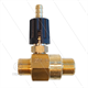 Chemieinjektor - Messing - Einstellbar - Ø1.8mm (090) - 280 Bar - 30 l/min - max 90°C - 2