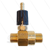 Chemieinjektor - Messing - Einstellbar - Ø1.8mm (090) - 280 Bar - 30 l/min - max 90°C - 2