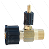 Chemieinjektor - Messing - Einstellbar - Ø2.1mm (120) - 220 Bar - 30 l/min - max 90°C - M2