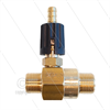 Chemieinjektor - Messing - Einstellbar - Ø2.3mm (150) - 280 Bar - 30 l/min - max 90°C - 2