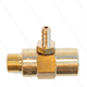 Chemieinjektor - Messing - Ø1.8mm (090) - 280 Bar - 30 l/min - max 90°C - 3/8" IG x 3/8" A