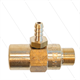Chemieinjektor - Messing - Ø2.3mm (150) - 280 Bar - 30 l/min - max 90°C - 3/8" IG x 3/8" A