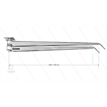 DDK - Doppel-Deckenkreisel in Wabenform - L=1600/1750mm