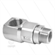 DGE Winkeldrehgelenk - einfach gelagert - 1 1/4" IG BSP x 1 1/4" AG BSPT konisches Gewinde