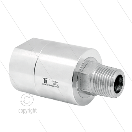 DGEI Drehgelenk - dreifach gelagert - 1 1/4" IG BSP x 1 1/4" AGBSPT konisches Gewinde