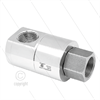 DGEIV Winkeldrehgelenk - FKM Dichtung - dreifach gelagert - 2 x 3/4" IG - 350 Bar - NW18