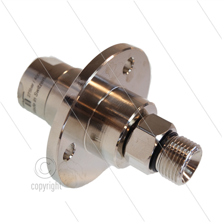 DGF Drehgelenk - dreifach gelagert - Flansch - 3/8" IG x 3/8" AG - 275 Bar - NW6