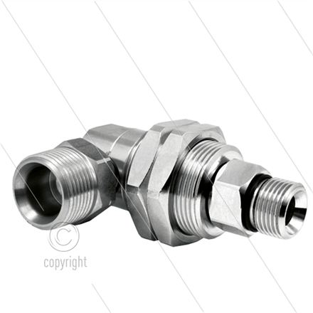 DGG Winkeldrehgelenk - dreifach gelagert - M22x1,5" IG x 3/8" AG - 275 Bar - NW6
