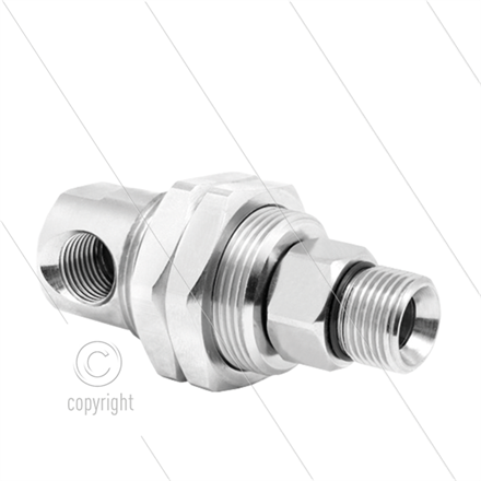 DGGI Winkeldrehgelenk - dreifach gelagert - 1/4" IG x 3/8" AG - 275 Bar - NW6 - 1000 U/min