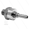 DGK Drehgelenk - einfach gelagert - 1/4" AG x 1/4" Pressnippel - 275 Bar - NW4 - 30 U/min