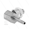DGK Winkeldrehgelenk - einfach gelagert - 1/4" AG x 1/4" Pressnippel - 275 Bar - 30 U/min