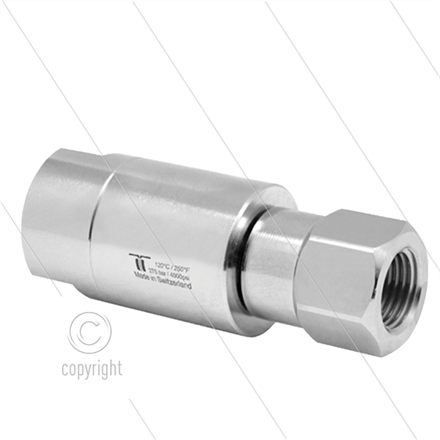 DGL Drehgelenk - dreifach gelagert - 2 x 1/4" IG - 275 Bar - NW6 - 1000 U/min bei max 30°C