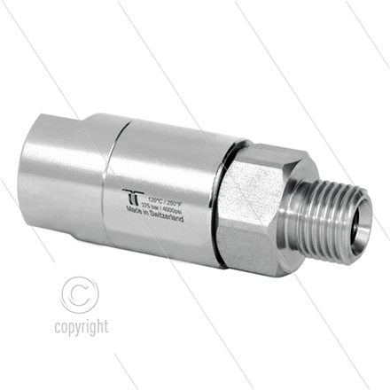 DGS Drehgelenk - zweifach gelagert - 1/4" IG x 1/4" AG - 275 Bar - NW6 - 30 U/min