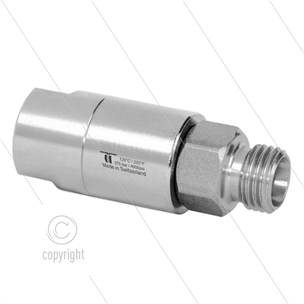 DGS Drehgelenk - zweifach gelagert - 1/4" IG x M18x1,5 AG - 275 Bar - NW6 - 30 U/min