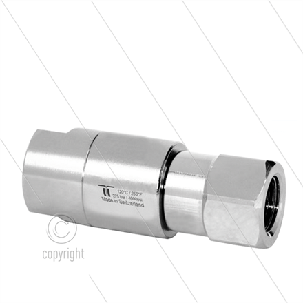 DGS Drehgelenk - zweifach gelagert - 2 x 3/8" IG - 275 Bar - NW6 - 30 U/min - max 120°C