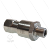 DGV Drehgelenk - einfach gelagert - 1/4" IG BSP x 1/4" AG BSPT konisches Gewinde - 275 Bar