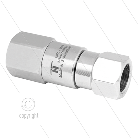 DGV Drehgelenk - einfach gelagert - 2 x 1/4" IG - 275 Bar