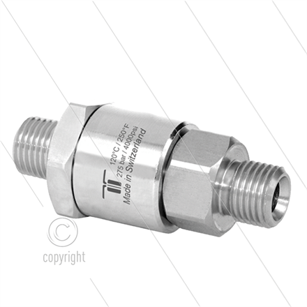 DGV Drehgelenk - einfach gelagert - 2 x 3/8" AG - 275 Bar - NW6 - 30 U/min - max 120°C