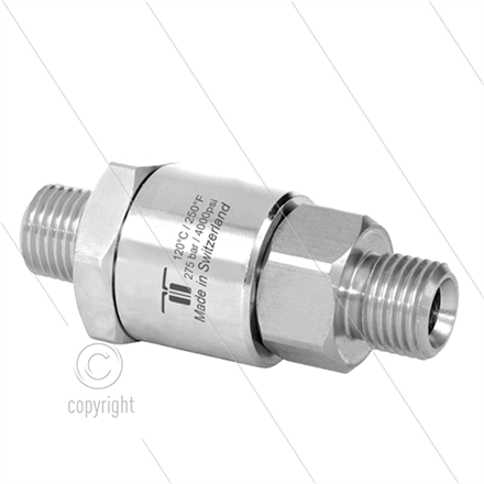 DGV Drehgelenk - einfach gelagert - 2 x 3/8" AG - 275 Bar - NW6 - 30 U/min - max 120°C