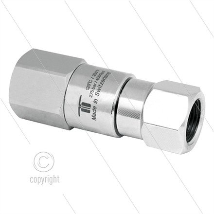 DGV Drehgelenk - einfach gelagert - 2 x 3/8" IG - 275 Bar -