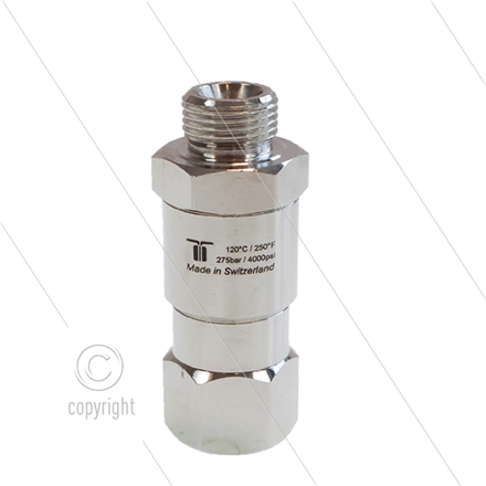 DGV Drehgelenk - einfach gelagert - 3/8" IG x 3/8" AG - 275 Bar - NW6 - 30 U/min