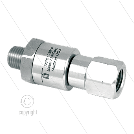 DGVI Drehgelenk - einfach gelagert - 1/4" IG x 1/4" AG - 500 Bar - NW6 - 30 U/min