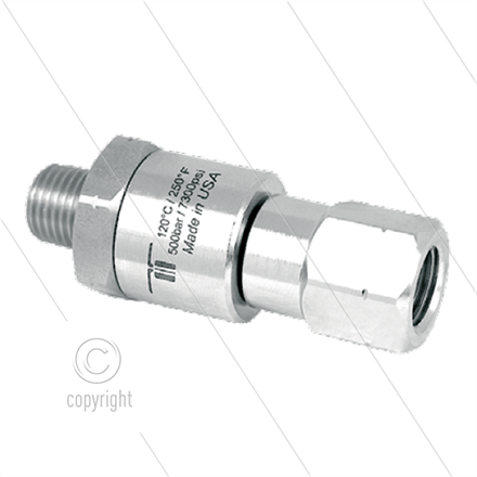 DGVI Drehgelenk - einfach gelagert - 3/8" IG x 3/8" AG - 500 Bar - NW6 - 30 U/min